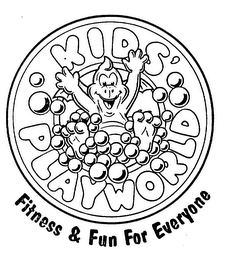 KIDS' PLAYWORLD FITNESS & FUN FOR EVERYONE logo