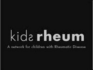 KIDS RHEUM A NETWORK FOR CHILDREN WITH RHEUMATIC DISEASE logo