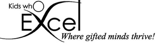KIDS WHO EXCEL WHERE GIFTED MINDS THRIVE! logo