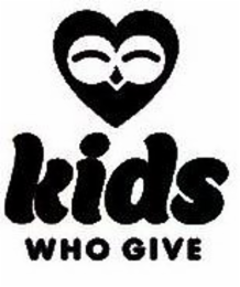KIDS WHO GIVE