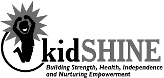KIDSHINE BUILDING STRENGTH, HEALTH, INDEPENDENCE AND NURTURING EMPOWERMENT logo