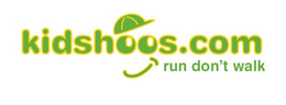 KIDSHOOS.COM RUN DON'T WALK logo