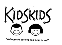 KIDSKIDS WE'VE GOTCHA COVERED FROM HEAD TO TOE logo
