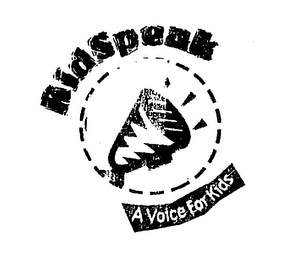KIDSPEAK A VOICE FOR KIDS