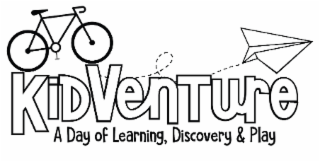 KIDVENTURE A DAY OF LEARNING, DISCOVERY & PLAY logo