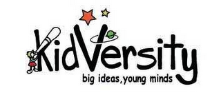 KIDVERSITY BIG IDEAS, YOUNG MINDS logo