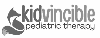 KIDVINCIBLE PEDIATRIC THERAPY logo