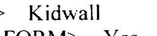 KIDWALL logo