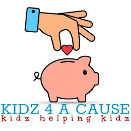 KIDZ 4 A CAUSE KIDZ HELPING KIDZ logo