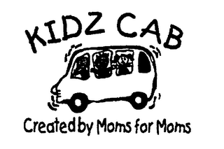 KIDZ CAB CREATED BY MOMS FOR MOMS logo