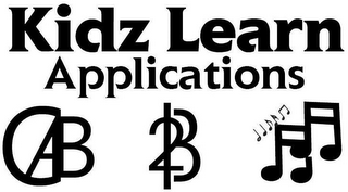 KIDZ LEARN APPLICATIONS CAB 123 logo