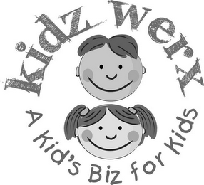 KIDZ WERX A KIDS BIZ FOR KIDS logo