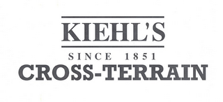 KIEHL'S SINCE 1851 CROSS-TERRAIN logo