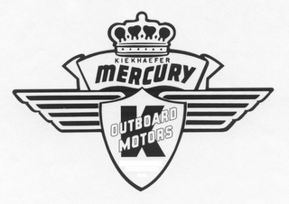 KIEKHAEFER MERCURY K OUTBOARD MOTORS logo