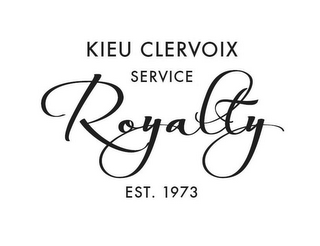 KIEU CLERVOIX SERVICE ROYALTY EST. 1973 logo