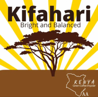 KIFAHARI BRIGHT AND BALANCED KENYA GREEN COFFEE IMPOTER AA logo