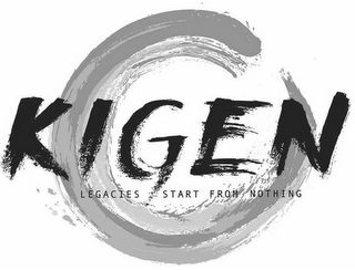 KIGEN LEGACIES START FROM NOTHING logo