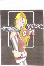 KIISFMI.COM CYBER GIRL logo
