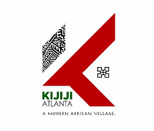 KIJIJI ATLANTA A MODERN AFRICAN VILLAGE. logo
