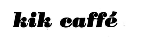 KIK CAFFE logo