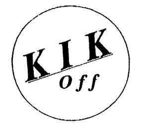 KIK OFF logo