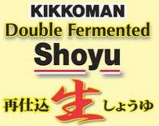 KIKKOMAN DOUBLE FERMENTED SHOYU logo