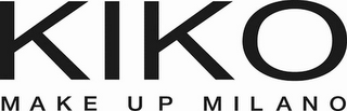 KIKO MAKE UP MILANO logo