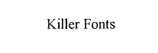 KILLER FONTS logo