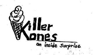 KILLER KONES AN INSIDE SURPRISE logo