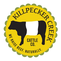 KILLPECKER CREEK CATTLE CO. WE RAISE BEEF. NATURALLY. logo