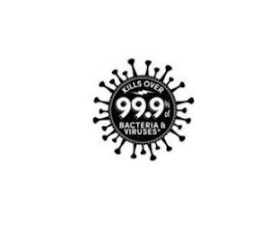 KILLS OVER 99.9% OF BACTERIA & VIRUSES* logo