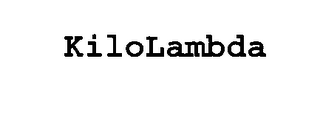 KILOLAMBDA logo