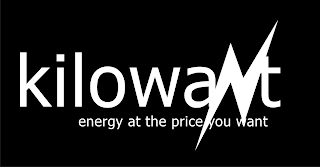 KILOWANT ENERGY AT THE PRICE YOU WANT logo