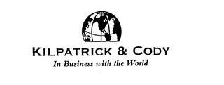 KILPATRICK & CODY IN BUSINESS WITH THE WORLD logo