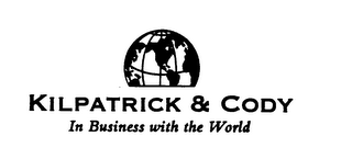 KILPATRICK & CODY IN BUSINESS WITH THE WORLD logo