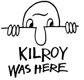 KILROY WAS HERE logo