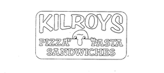 KILROYS PIZZA PASTA SANDWICHES logo