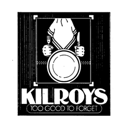 KILROYS TOO GOOD TO FORGET logo