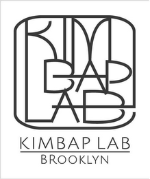 KIM BAP LAB KIMBAP LAB BROOKLYN logo