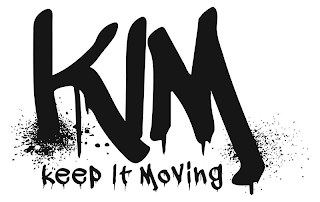 KIM KEEP IT MOVING logo