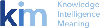 KIM KNOWLEDGE INTELLIGENCE MEANING logo
