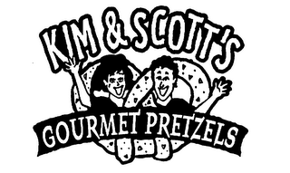 KIM & SCOTT'S GOURMET PRETZELS logo