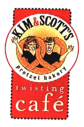 KIM & SCOTT'S PRETZEL BAKERY TWISTING CAFÉ logo