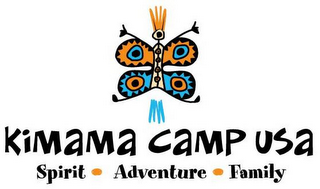 KIMAMA CAMP USA SPIRIT · ADVENTURE · FAMILY logo