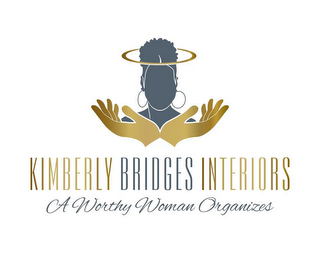 KIMBERLY BRIDGES INTERIORS A WORTHY WOMAN ORGANIZES logo