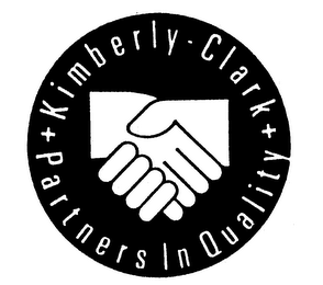 KIMBERLY-CLARK + PARTNERS IN QUALITY + logo