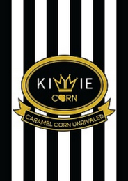 KIMMIE CORN CARAMEL CORN UNRIVALED logo