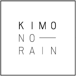 KIMO NO RAIN logo