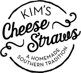 KIM'S CHEESE STRAWS A HOMEMADE SOUTHERNTRADITION logo