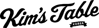 KIM'S TABLE KOREA logo